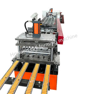 Howann High-Speed Metal Steel Rack <b>Shelf</b> Panel Roll Forming Machine Core Motor Bearing Gear with Pump for Warehouse Storage Roof - Product Image 5