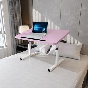Adjustable Bedside <b>Desk</b> 60x40 Cm Plastic Desktop <b>Foldable</b> Modern Simple Student Computer <b>Desk</b> For Home Dormitory Use - Product Image 4