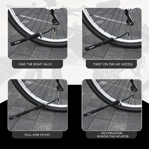 Bomba de Bicicleta Portátil de Aleación de Aluminio BOMB, Mini Bomba para Bicicleta de Montaña con Adaptador de Válvula - Product Image 6