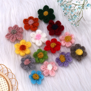 Fil à tricoter en mohair à six pétales pour artisanat DIY, accessoires pour cheveux, vêtements et chaussures pour enfants, doux, unisexe, pour tout-petits de 7 à 12 mois - Product Image 1