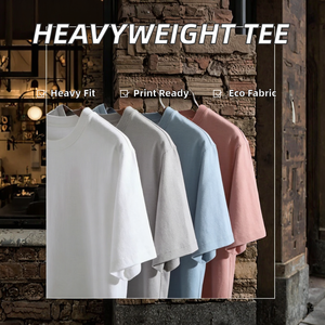 เสื้อยืดผู้ชายคุณภาพสูง ผ้าคอตตอนผสมโพลีเอสเตอร์ ทรงลำลอง ขายส่ง เนื้อผ้าหนา ไซส์ใหญ่ เป็นมิตรกับสิ่งแวดล้อม ระบายอากาศได้ดี สกรีนลายด้านหน้าได้ตามต้องการ - Product Image 2