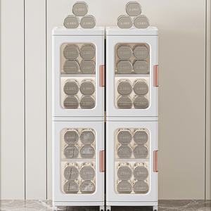 ตู้เก็บของพลาสติกแบบพับได้ ซ้อนกันได้ ราคาส่ง สำหรับห้องนอนขนาดเล็ก กล่องเก็บของเล่น ขนม - Product Image 6