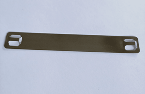 Plaque d'identification en acier inoxydable SS316 100mm x 12mm pour marquage laser, contrôle acide, pour attache de câble ANBIBEI <span class=keywords><strong>ADIM</strong></span> -80~+500 - Product Image 3