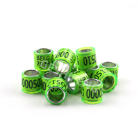 Bagues pour pigeons avec lettres et cartes, bagues pour oiseaux 8mm, 1000 pièces, bagues pour pigeons Brpac 2023