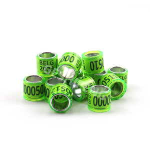 Bagues pour pigeons avec lettres et cartes, bagues pour oiseaux 8mm, 1000 pièces, bagues pour pigeons Brpac <span class=keywords><strong>2023</strong></span> - Product Image 2