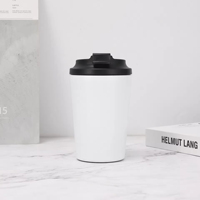 Vaso Térmico Personalizado con Logotipo, de Acero Inoxidable de Doble Pared, 12 oz, Reutilizable, para Café, Taza de Viaje con Tapa