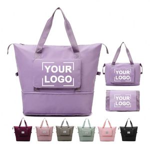 Sac de sport pliable Yy815 personnalisé avec logo, étanche, pour vêtements secs et mouillés, sac de voyage, sac de yoga, sac de sport, sac de week-end, sac de gym, sac fourre-tout pour femme - Product Image 1