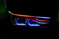 VAHID Nouveau Kit LED DRL 12V Personnalisé pour Innova Gen 2 Feux de Jour 5D Angel Eye Cadre Fin Universel