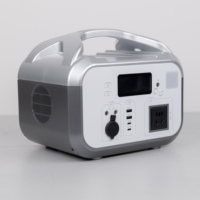 Station d'alimentation solaire silencieuse XWH 300W pour camping, avec lampe torche LED, chargeur sans balais, batterie solaire portable de secours