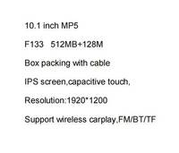 Radio MP5 Universal de 9/10.1 Pulgadas con Pantalla Táctil HD, Carplay, Estéreo, Llamadas Manos Libres por Bluetooth, Reproductor de DVD para Auto