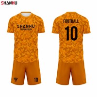 Kit de maillot de football de club ensemble d'uniformes de football gris vêtements de football maillot de football à col de Marseille personnalisé