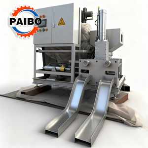 Machine de briquetage à double sortie en aluminium <span class=keywords><strong>pour</strong></span> le briquetage rapide à grande vitesse des métaux de rebut, presse à poudre d'aluminium - Product Image 1