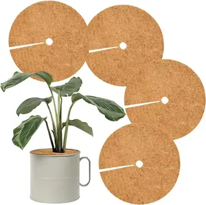 11.8 "Coco cocotier fibre de coco arbre paillis anneau protecteur tapis doublure paillis tapis pour disque plante couverture plante anneau tapis Pot fleur