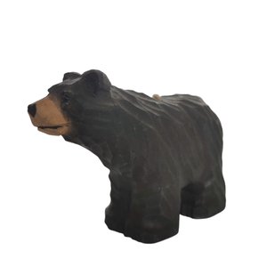 Promozione di Arte Del Mestiere Della Decorazione Della Casa D'epoca Woodcraft Legno animale scultura in legno Orso Lupo - Product Image 4