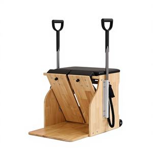 SAERDE SED-LB2 Nouvelle Chaise d'Exercice Multifonctionnelle Portable et Durable avec Poignée Courbe pour Pilates, Fitness, Yoga et Stabilité en Studio - Product Image 1