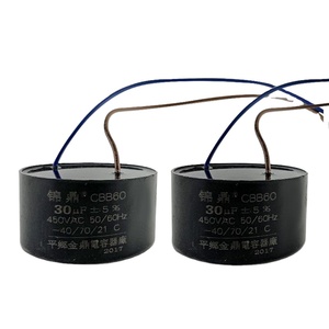 Condensateur De Fonctionnement De Moteur CBB60, 450V, 60uf, Avec 0.2, Pour Appareils électroménagers