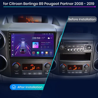 Système de navigation Android 4+64 Go Strongseed avec lecteur vidéo inversé et GPS pour Citroën Berlingo B9 2008-2019, autoradio DVD
