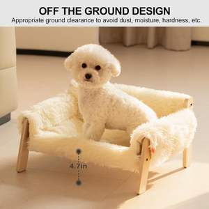 Haustier Sofa für Innen katzen Haustier möbel Erhöhte Katzen betten Katzen couch bett mit abnehmbarem Matratzen bezug - Product Image 3