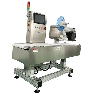 Năng động Rau thịt bò cân nhắc giá labeler băng tải loại vành đai tự động checkweigher và ghi nhãn máy kết hợp cho dòng thực phẩm - Product Image 3
