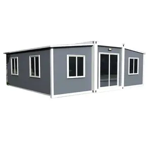 Casa contenedor profesional pequeña fábrica personalizada dormitorio baño contenedor de acero casa pequeña de lujo