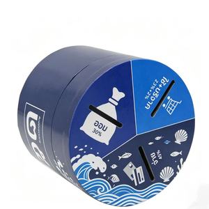 Custom Personalized <b>Recycled</b> Paper Cylindrical Tube Kids Piggy Bank Coin Storage & Collection <b>Box</b> - Product Image 4