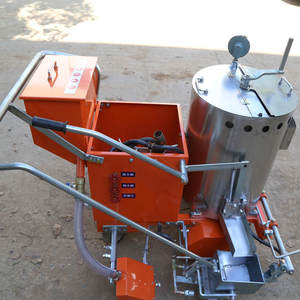 Machine de marquage routier à chaud à poussée manuelle, design compact, pour le marquage des lignes de circulation routière - Product Image 2
