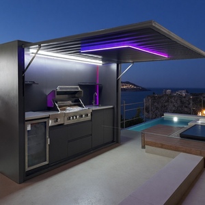 <span class=keywords><strong>Cucina</strong></span> <span class=keywords><strong>da</strong></span> giardino di lusso con Pergola <span class=keywords><strong>da</strong></span> Bar e Set <span class=keywords><strong>da</strong></span> <span class=keywords><strong>cucina</strong></span> <span class=keywords><strong>da</strong></span> esterno con Grill incorporato - Product Image 2