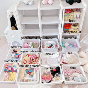 Tủ đựng đồ chơi và sách cho bé VSUCH, kệ để đồ chơi nhiều tầng bằng nhựa, kệ để đồ chơi trẻ em - Product Image 4