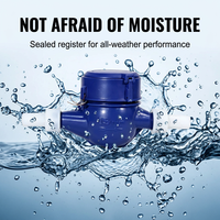 High Precision ISO 4064 Class B Multi Jet Dry Type Mechanical Water Meter with IP68 Protection for Residential Use