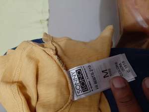 Etiquetas originales de marca para hombre, camisetas de manga corta de algodón, informales, con cuello redondo, teñidas, transpirables, ecológicas, para deportes al aire libre - Product Image 6