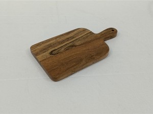 Tabla de cortar de madera con forma rectangular y mango duradero para carne, verduras y frutas en venta - Product Image 5