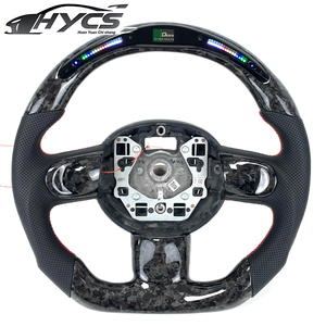 Volante de Fibra de Carbono Forjado para BMW <span class=keywords><strong>Mini</strong></span> <span class=keywords><strong>Cooper</strong></span> R50 R53 <span class=keywords><strong>R56</strong></span> R57 R58 R60 F55 F56, Actualización con Pantalla LED de RPM - Product Image 2