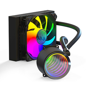 ARGB Refroidisseur de liquide Ventilateur pour processeur de jeu 120mm Aio Cpu Ventilateur de refroidissement à eau pour processeur d'ordinateur - Product Image 1