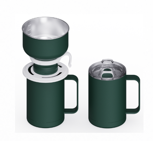 Biểu Tượng Tùy Chỉnh Thép Không Gỉ Cắm Trại Bộ Lọc Cà Phê Thiết Lập Di Động Ngoài Trời Đổ Hơn Pha Kit Với Treo Tai Loại Lọc - Product Image 1