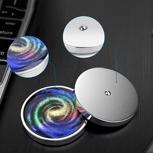 Gyroscope rotatif coloré Galaxy Star en acier inoxydable, jouet de bureau personnalisé anti-stress à manivelle pour adultes et enfants - Product Image 3