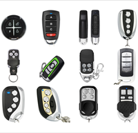 Télécommande universelle pour porte de garage, code d'apprentissage, automatique, voiture, 4 boutons, clé 315/433 MHz