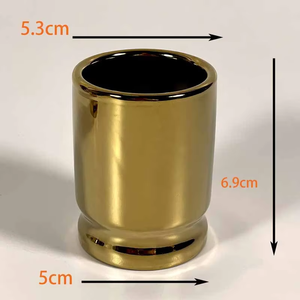 แก้วเบียร์เซรามิกคุณภาพสูง ลายรถไฟดีไซน์ทองคำ แก้วเหล้าเซรามิกสำหรับดื่ม เหมาะสำหรับตกแต่งบาร์ - Product Image 6