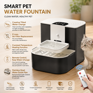 4.5L Large Capacity With New Design Smart Pet Water Fountain Remote Control Self Cleaning System Water Dispenser for <strong>Cat</strong> Dog - Product Image 1