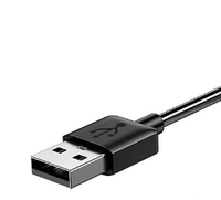 Kabel Pengisi Daya Jam Tangan Desain Siku USB Sudut Siku Bahan PVC 1M Pengganti untuk Garmin Fenix 8 6X 945 Vivoactive 3 4 5 6
