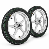 Roues HSKABIN CST Street Mag 17 pouces 100/80-17 130/70-17 pour moto électrique Surron, pneus Supermoto Ultra Bee