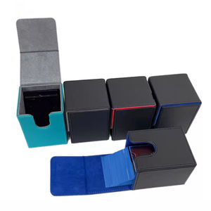 Caja Organizadora de Cartas de Juego de PU al por Mayor de Fábrica, Caja de Almacenamiento de Cartas Coleccionables con Cierre Magnético - Product Image 2