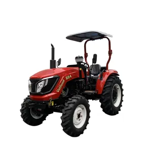 Bon prix vente à chaud navette puissante et puissante 25hp 4wd petit tracteur utilisation des terres agricoles avec de gros pneus