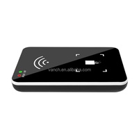 Tenhanyun Nuevo Lector RFID de Escritorio USB de Plástico, Protocolo ISO 18000-6C, Bajo Consumo de Energía, Lector/Escritor UHF de 860-960MHz, 0-50cm