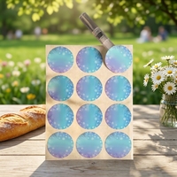 Autocollants pour emballages chimiques quotidiens, papier artistique couché mat dépoli, étiquettes autocollantes