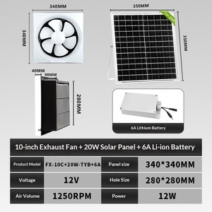 Ventilateur <span class=keywords><strong>d</strong></span>'extraction <span class=keywords><strong>solaire</strong></span> 12V <span class=keywords><strong>pour</strong></span> cuisine et <span class=keywords><strong>salle</strong></span> <span class=keywords><strong>de</strong></span> <span class=keywords><strong>bain</strong></span>, ventilation <span class=keywords><strong>d</strong></span>'<span class=keywords><strong>air</strong></span> frais, qualité industrielle, puissant, avec tuyau <span class=keywords><strong>d</strong></span>'extraction à pression négative - Product Image 6