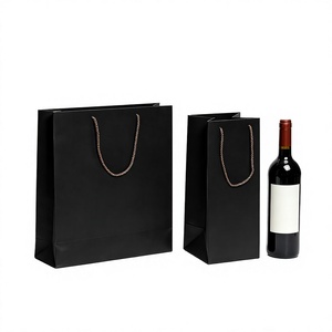 Sacs en papier d'art de luxe personnalisés, durables, laminés, écologiques, en matériaux recyclés, pour supermarchés, boutiques et expositions (vente en gros) - Product Image 3