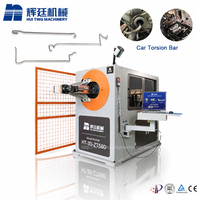 Machine de pliage de fil d'acier CNC 3D 5 axes contrôlée par PLC, 3-8 mm, avec engrenage pour le formage automatique de barres de torsion/ressorts