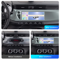 Radio para Auto MEKEDE con GPS, Pantalla de 10.26 Pulgadas, Carplay, Multimedia, Audio, WiFi, 6+128G para Alfa Romeo Giulietta 2010-2014