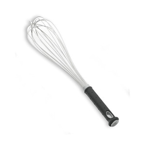 Frusta in acciaio inossidabile con manico antiscivolo per cuocere e cucinare, utensile da cucina in metallo, 1 pezzo - Product Image 1