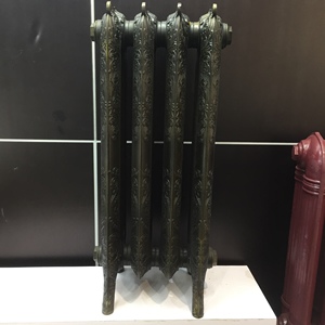 Radiador <span class=keywords><strong>de</strong></span> <span class=keywords><strong>hierro</strong></span> <span class=keywords><strong>fundido</strong></span> antiguo <span class=keywords><strong>de</strong></span> una sola sección, antracita, ahorro <span class=keywords><strong>de</strong></span> energía, calefacción <span class=keywords><strong>de</strong></span> agua independiente, solución <span class=keywords><strong>de</strong></span> diseño gráfico disponible - Product Image 5